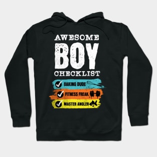 Awesome boy checklist Hoodie